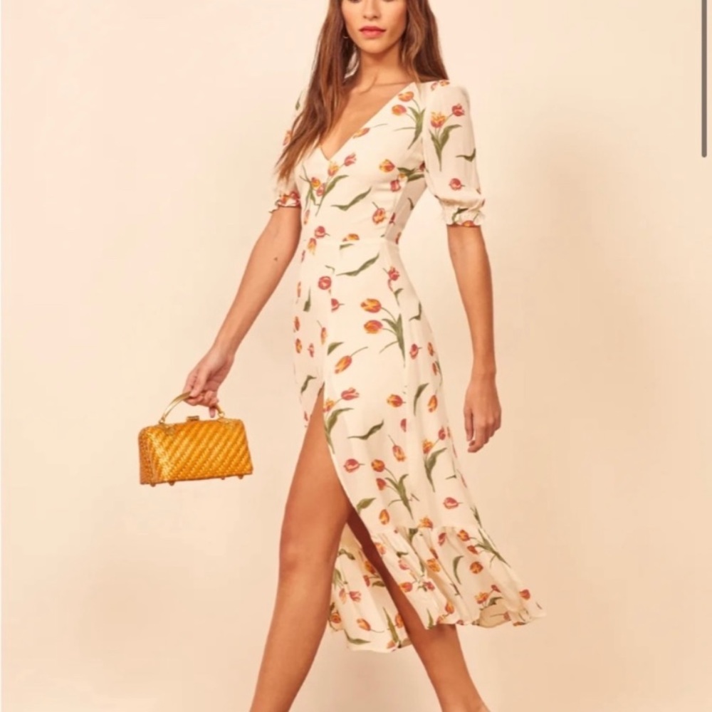 Reformation Nantes Dress size 12. Brand new with tags. Never worn.